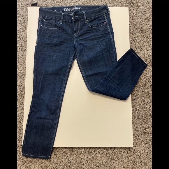 Express Dark Jeans with Embellished Pockets 2S - Picture 5 of 5